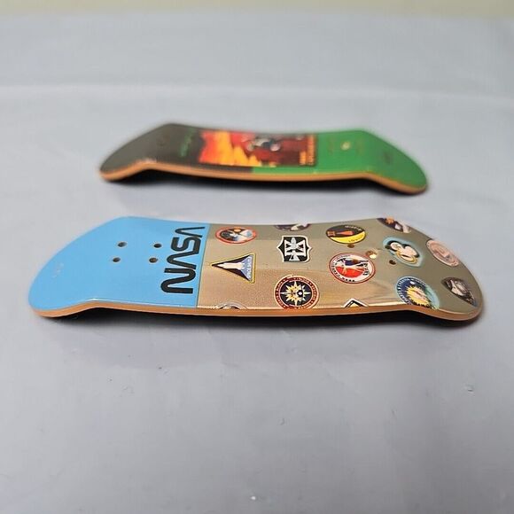 Vintage Tech Deck Habitat Syvanen NASA Mars & Patch Logo Array Finger Board LOT - Picture 3 of 5